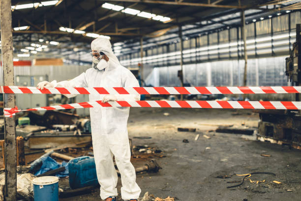 Professional Crime Scene Cleanup technician working in Hickman, CA